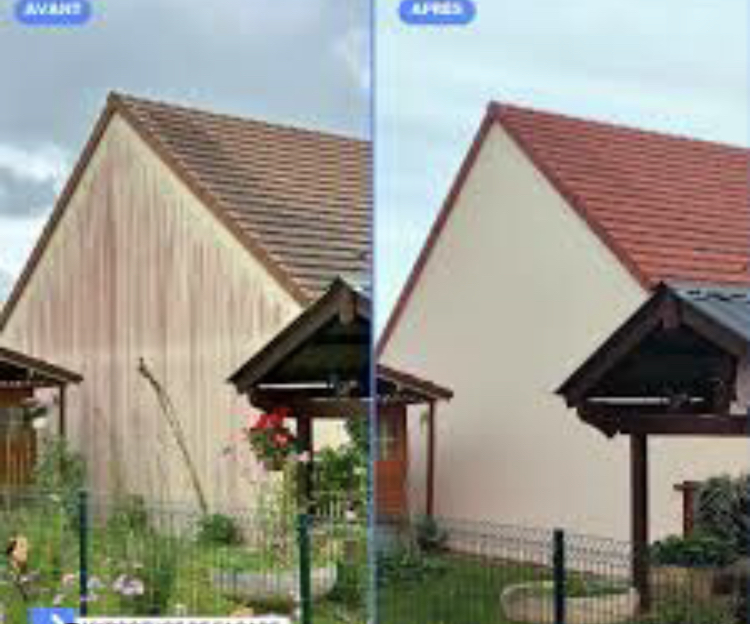 Nettoyage de toiture - réalisation